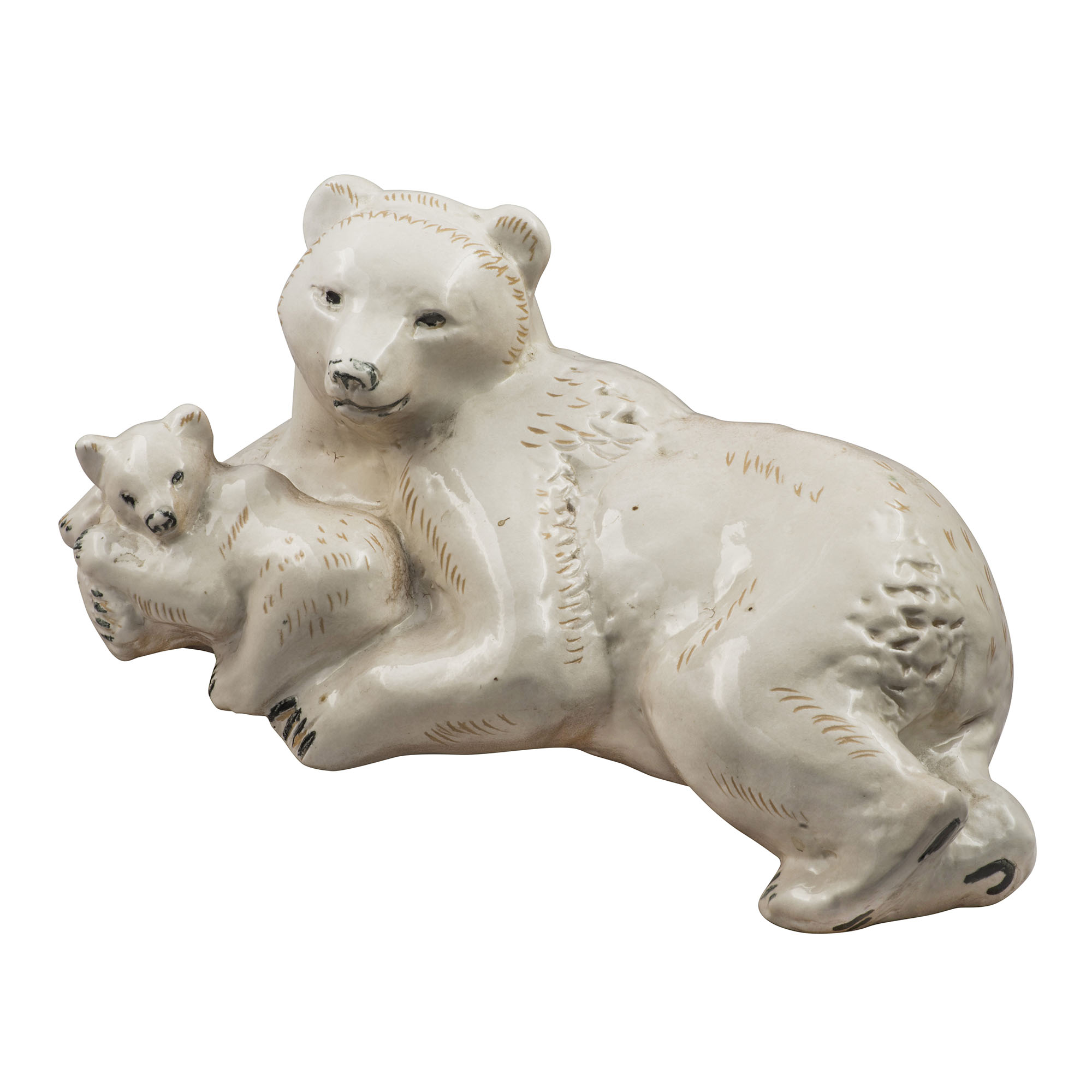 Медведица с медвежонком.